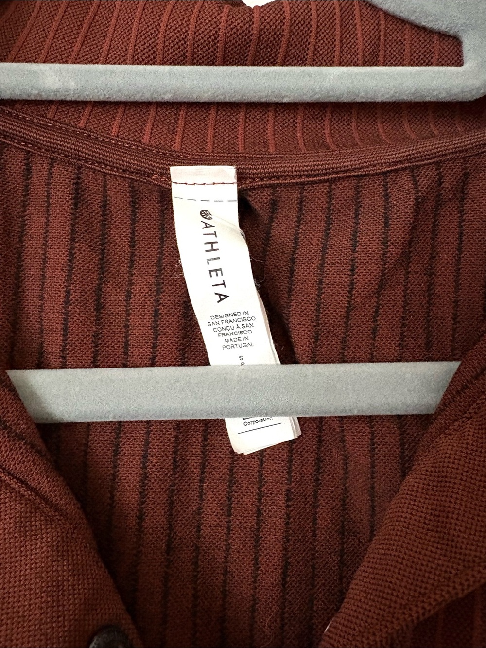 Athleta Flurry Seamless Henley - Brown - Picture 4 of 5